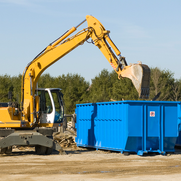 is there a minimum or maximum amount of waste i can put in a residential dumpster in Indian Creek